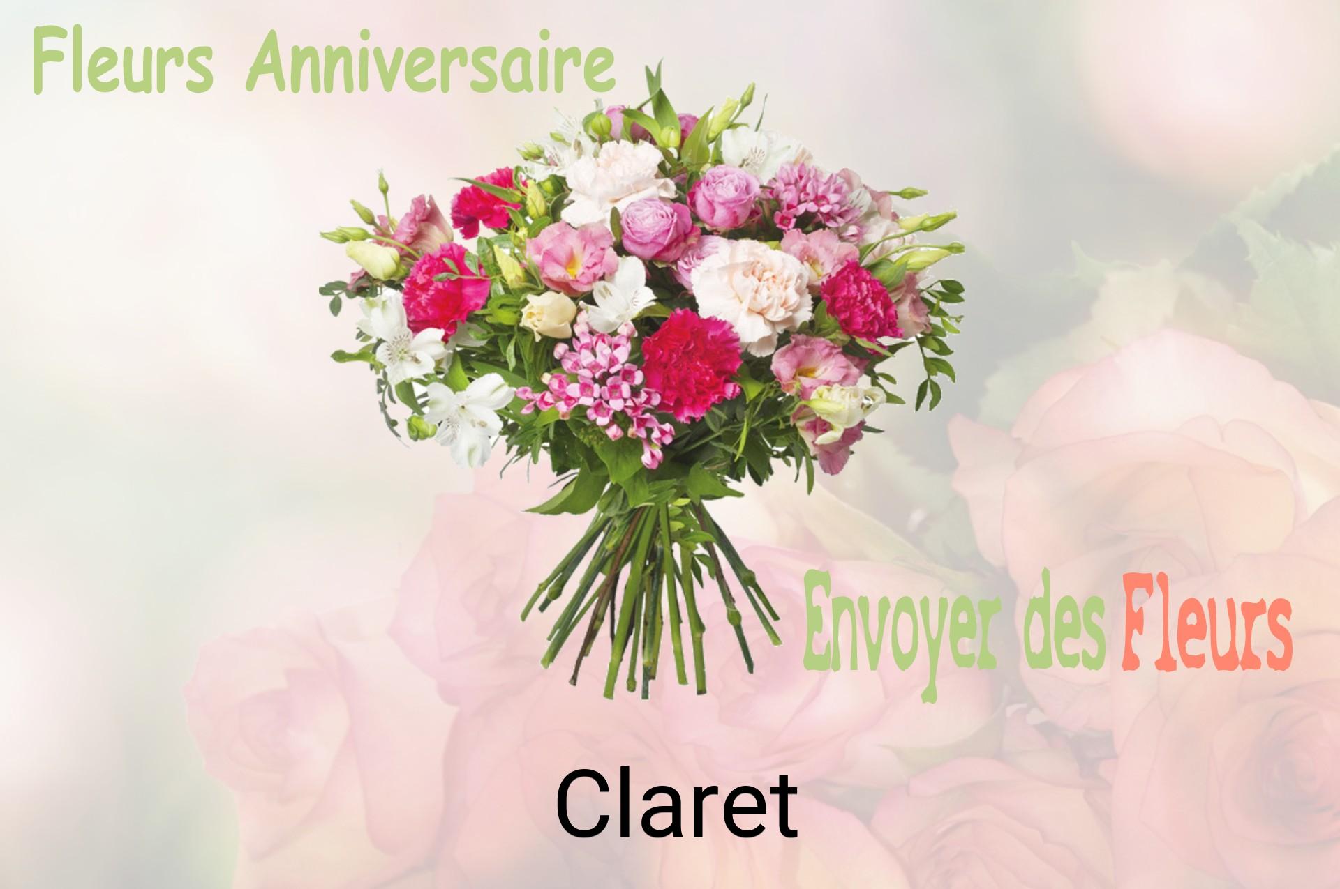 Bouquet de fleurs d’anniversaire livré à Claret